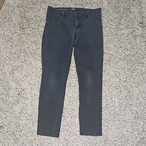 LOFT Women's Charcoal Skinny Jeans